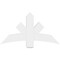 Ekena Millwork Alberta Architectural Grade PVC Gable Bracket, 48"W x 26"H x 4"D x 6"F, 13/12 Pitch GBP048X26X0406ALB00 - alternate 3
